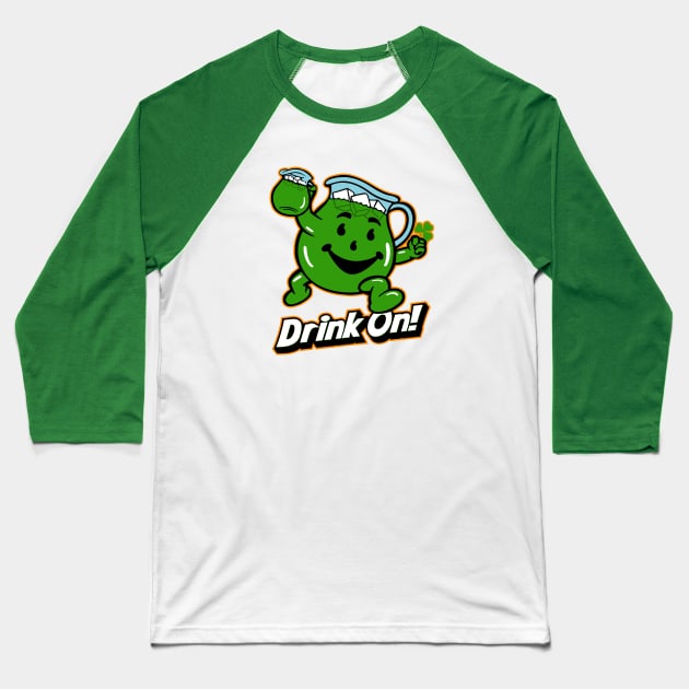 KOOL-AID ST. PATRICK'S DAY Baseball T-Shirt by ROBZILLA